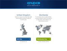 Tablet Screenshot of anupco.com